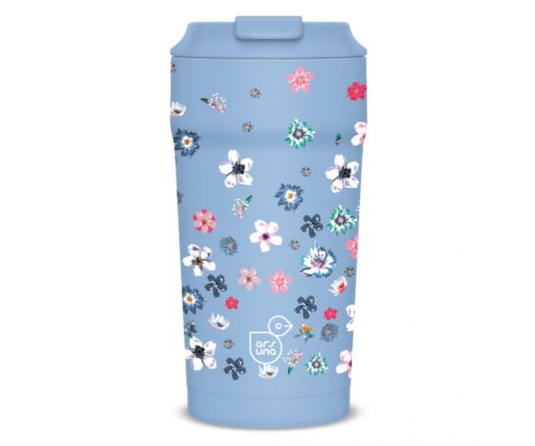 Cană termo Ars Una Pearl Blossom Blue 470ml
