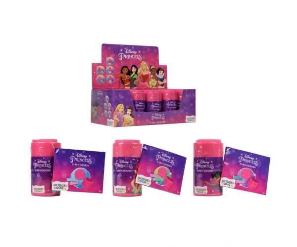 Canenco: Set de plastilină Okidoki Dough prințese Disney, disponibil în mai multe variante, 1 buc.