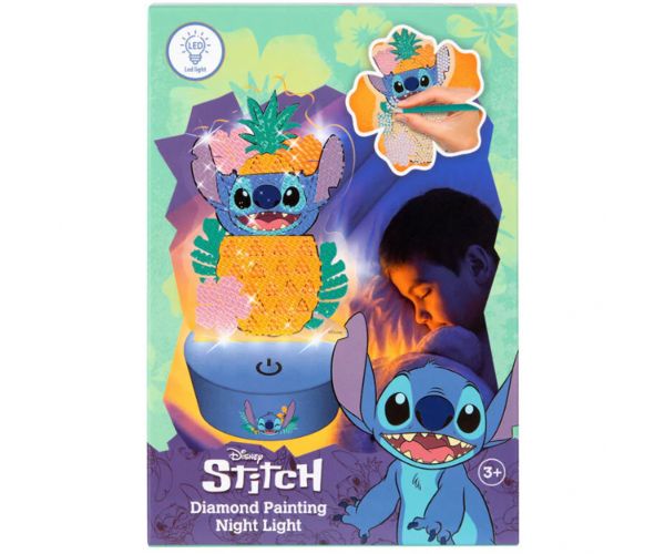 Canenco: Set pentru pictură cu diamante „Stitch” — lampă de veghe