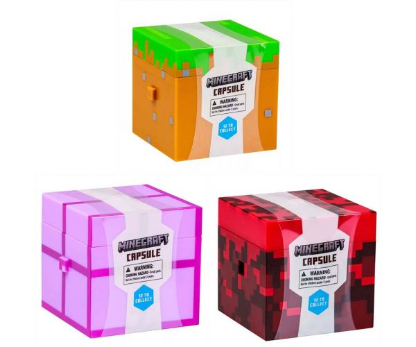 Capsulă surpriză Minecraft cu figurine de 7 cm