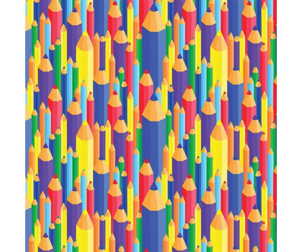 Cardex: Hârtie de ambalaj cu creioane colorate 100x70cm