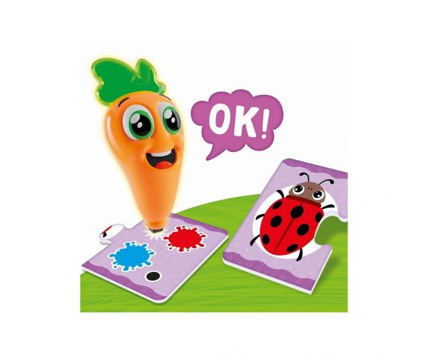 Carotina baby: Joc educativ despre fermă cu stilou interactiv - Lisciani