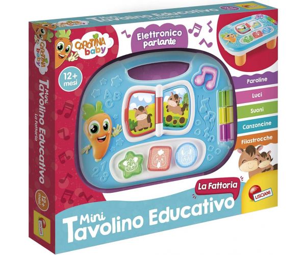 Carotina baby: Masă de joacă educativă - Fermă - Lisciani