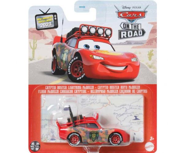 Cars: Cryptid Buster Fulger McQueen mașinuță 1/55 - Mattel