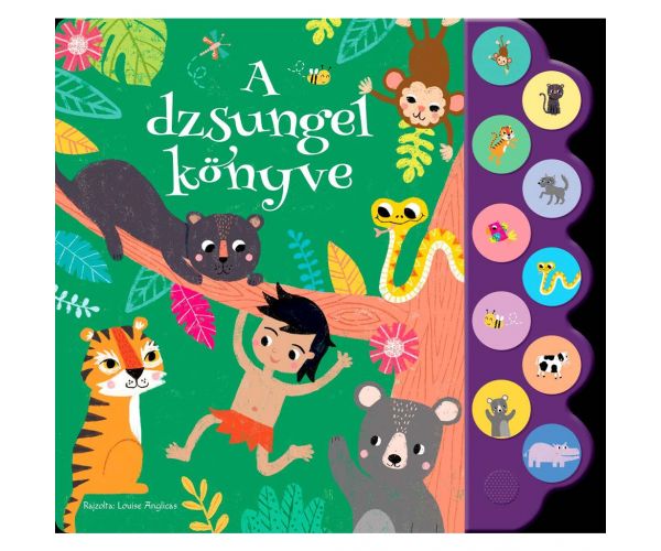 Cărți audio de basm - Cartea junglei carte audio interactivă