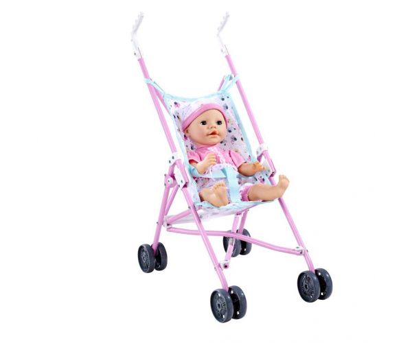 Cărucior roz pliabil - Simba Toys