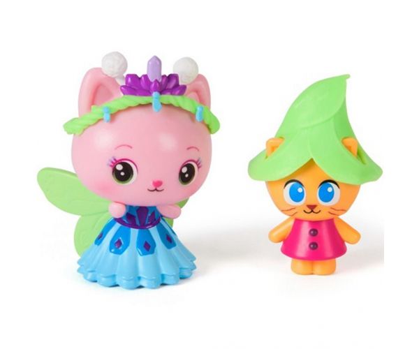 Casa de păpuși Gabi - Pachet de 2 figurine Queen Kitty Fairy și Kitty Gnome - Spin Master