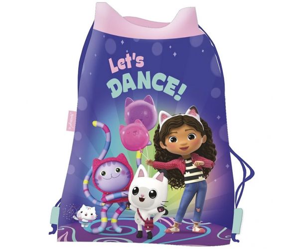 Casa de păpuși Gabi Lets Dance, sac pentru sport 45x32 cm