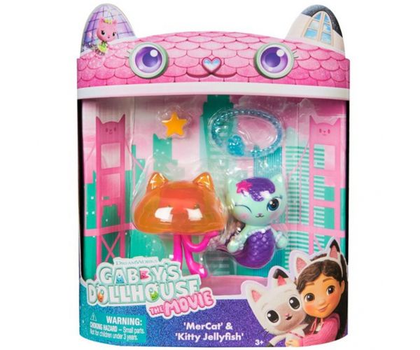 Casa de păpuși a lui Gabi – Mercat și figurina Kitty Jellyfish set de 2 – Spin Master