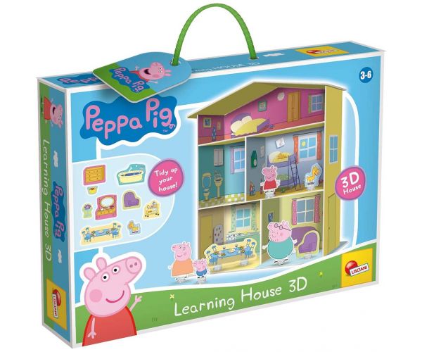 Casa educațională 3D Peppa Pig - Lisciani