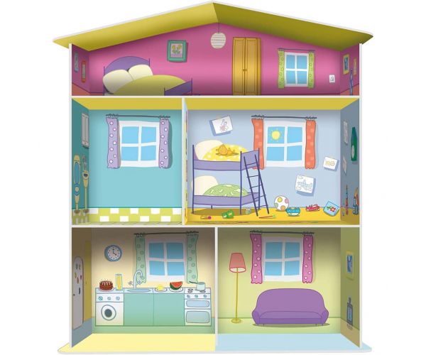 Casa educațională 3D Peppa Pig - Lisciani