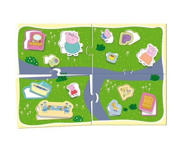 Casa educațională 3D Peppa Pig - Lisciani