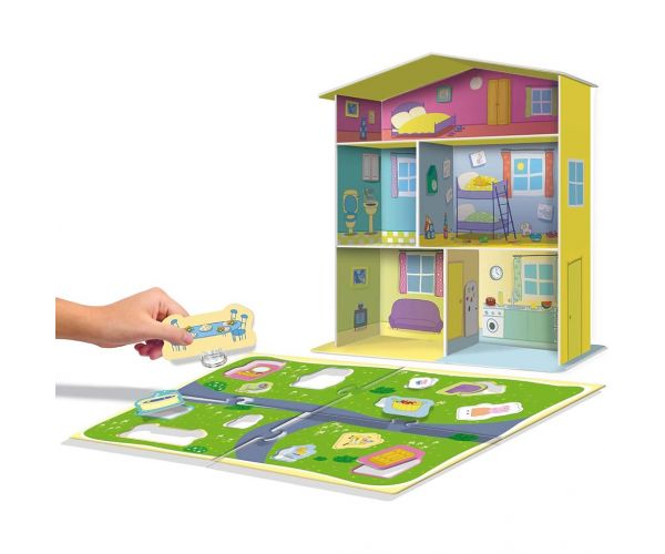 Casa educațională 3D Peppa Pig - Lisciani