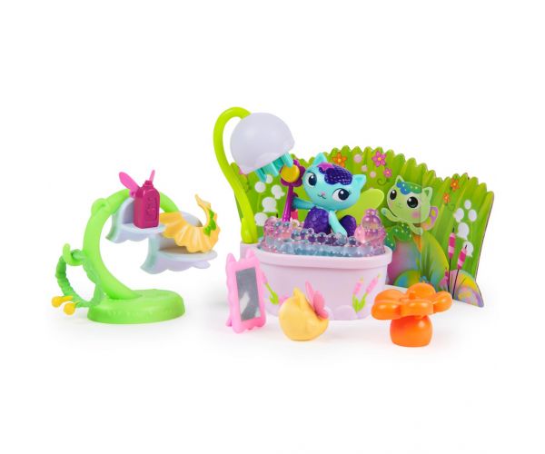 Căsuța de păpuși Gabi: Set adorabil de mobilier pentru sirenă cu figurina MerCat - Spin Master