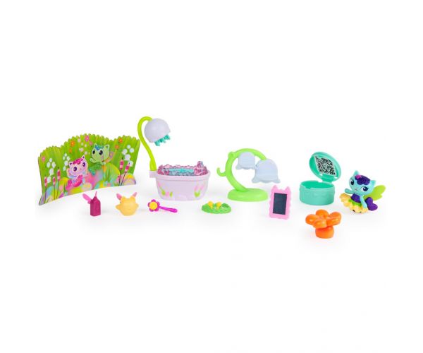 Căsuța de păpuși Gabi: Set adorabil de mobilier pentru sirenă cu figurina MerCat - Spin Master