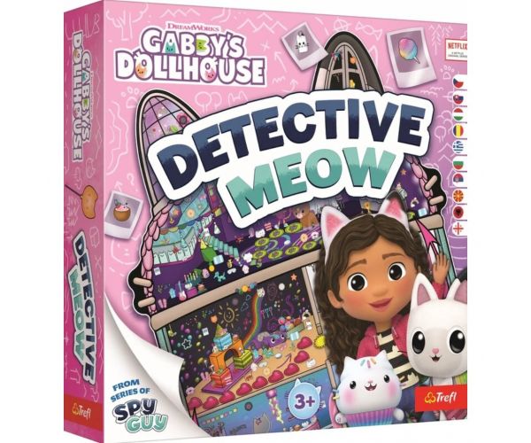 Căsuța de păpuși Spy Guy Gabi Detectiv Meow joc de societate - Trefl