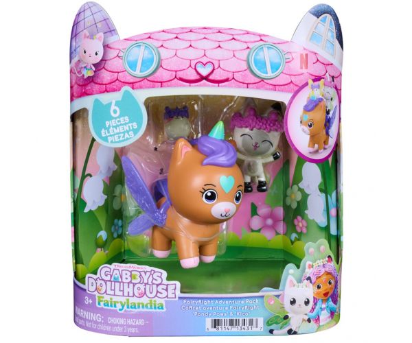Căsuța de păpuși a lui Gabi: set de joacă Pandy Paws și Kico - Spin Master
