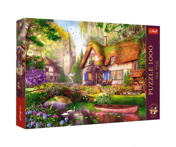 Căsuță în pădure puzzle premium plus 1000 de piese - Trefl