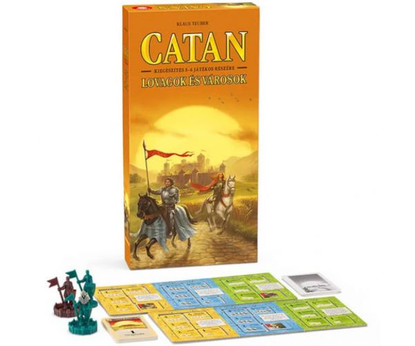 Catan: Cavaleri și orașe extensie pentru jocul de societate 5-6 jucători - Piatnik