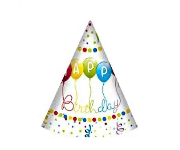 Happy Birthday decorație din hârtie 6 bucăți