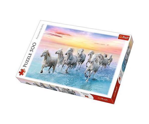 Galoppozó fehér lovak 500db-os puzzle - Trefl