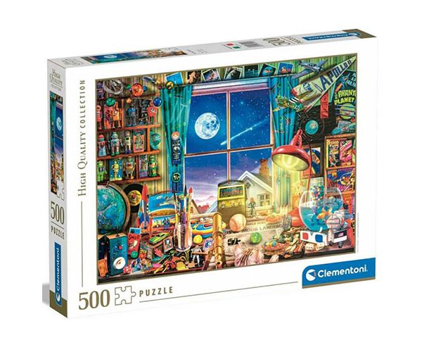 Călătorie pe lună HQC puzzle 500 bucăți - Clementoni