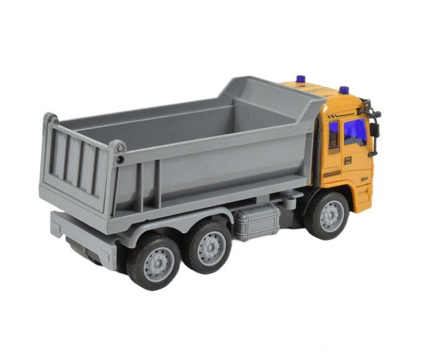RC Távirányítós Építőipari teherautó fény effektekkel 27MHz 20cm többféle változatban 1db