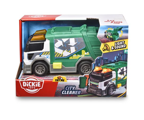 Camion gunoi de oraș cu sunete și lumini 15cm - Dickie Toys