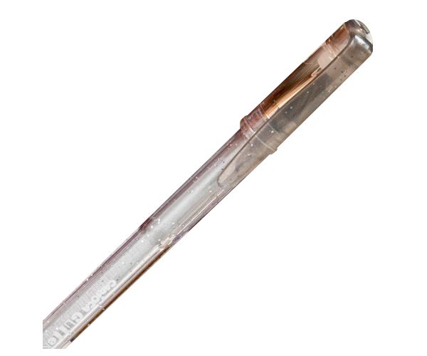 Carioca: Glitter culoarea argintiu pix cu gel