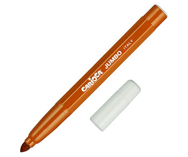 Carioca: Lemosható Jumbo filctoll barna színben 1db