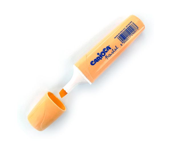 Carioca: Pastel galben culoare textliner marker 5mm