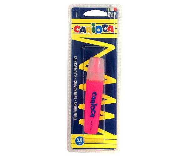 Carioca: Textliner marker culoarea neon roz