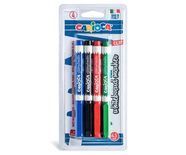 Carioca Whiteboard táblafilc szett 4,5mm 4db-os