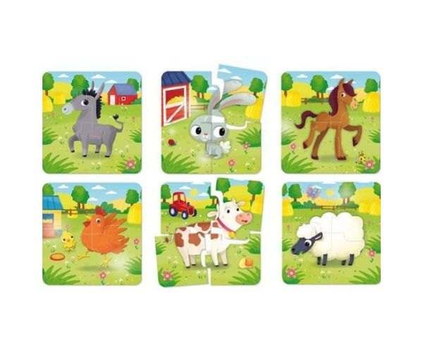 Carotina Baby: Farm állatai puzzle