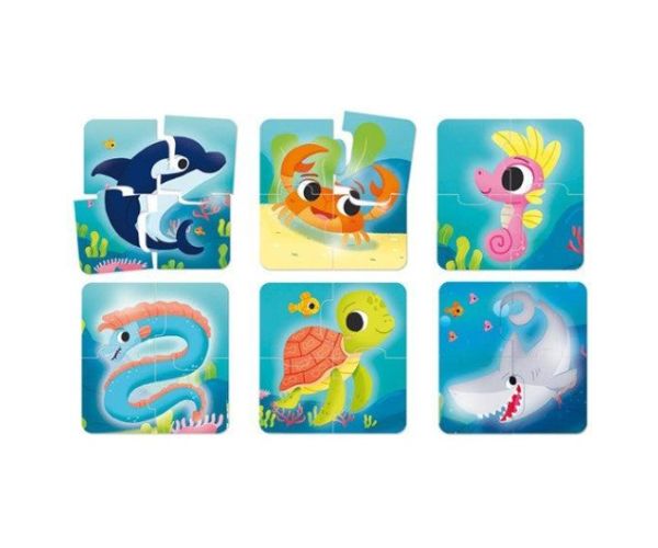 Carotina Baby: Tengeri állatok puzzle