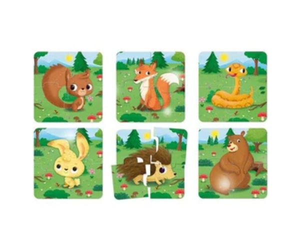 Carotina Baby: Erdei állatok puzzle
