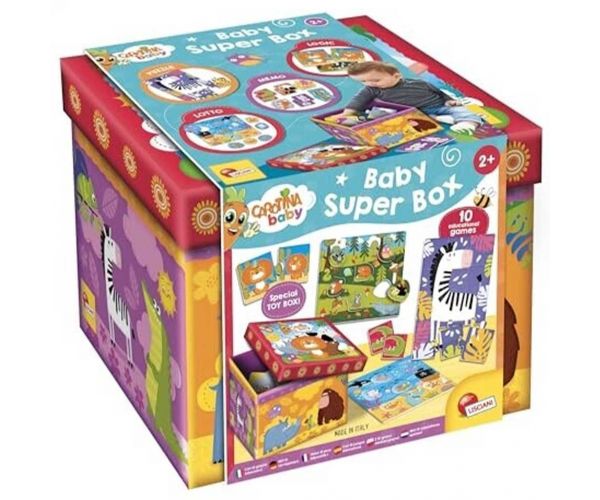 Carotina Baby: Super Box cu 10 jocuri educative - Lisciani