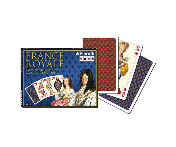 Luxus römi kártya - France Royale 2x55 lap - Piatnik