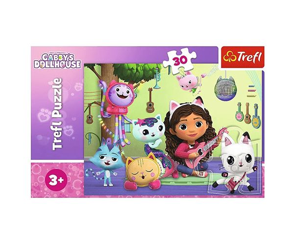 Casa de păpuși a lui Gabby 30 bucăți puzzle - Trefl
