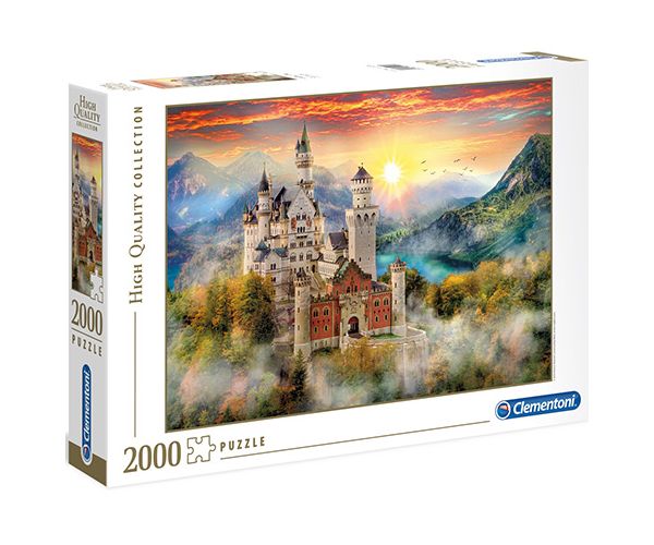Castelul Neuschwanstein HQC 2000 bucăți puzzle - Clementoni