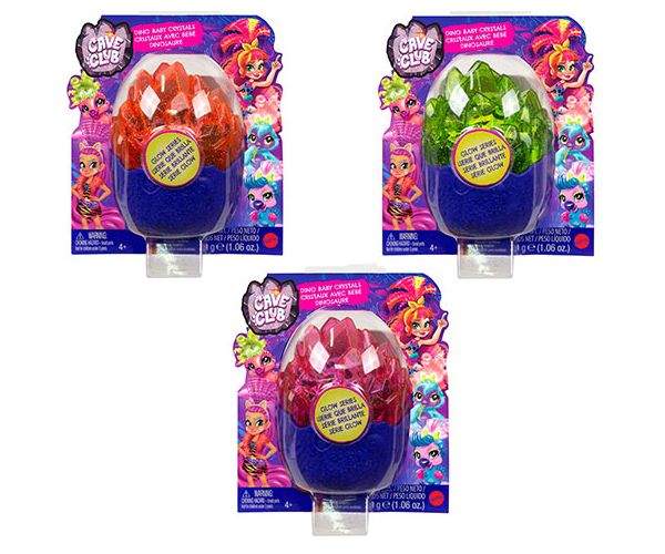Cave Club: creaturi surpriză în cristal strălucitor mai multe variante - Mattel
