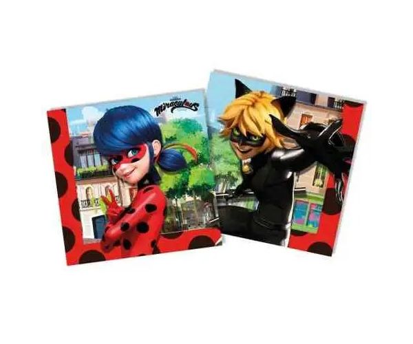 Miraculous set șervețele 20 bucăți 33x33cm