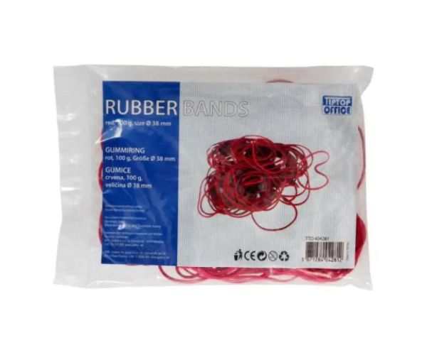 Spirit: culoarea roșie 38mm elastic pentru birou 100g