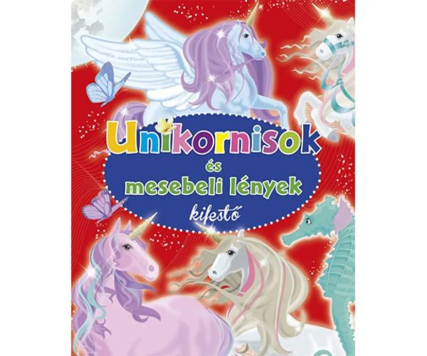 Unicorn și ființe de poveste de colorat