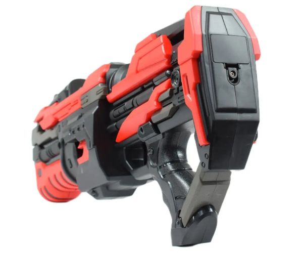 Pro Attack: Pistol electronic cu burete și cartușe 45cm