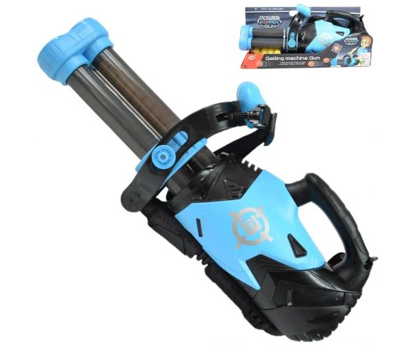 Power Popper Gun: Pistol cu ​​burete cu trei trageri cu gloanțe de burete 55cm