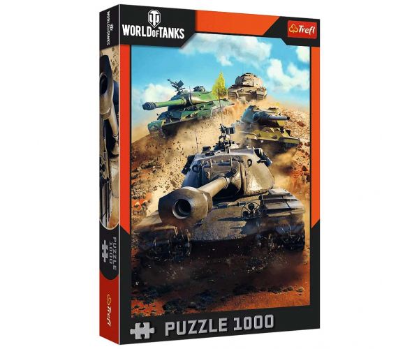 World of Tanks Puzzle cu 1000 de piese - Trefl
