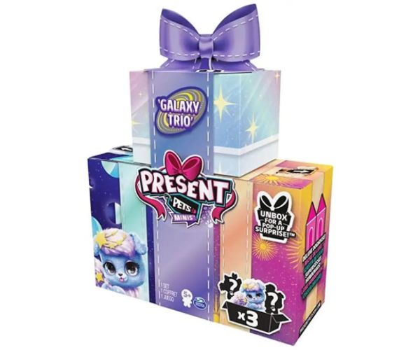 Present Pets Mini Galaxy Trio figurine 3 bucăți pachet - Spin Master
