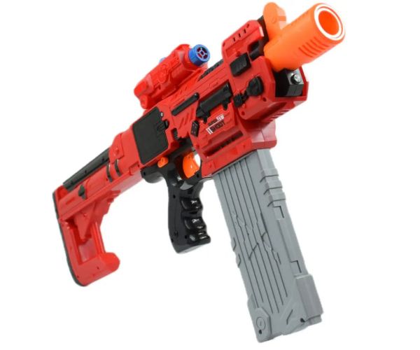 Sniping: Pistol electric transformabil gigant cu gloanțe de burete cu cartușe și țintă de 79 cm