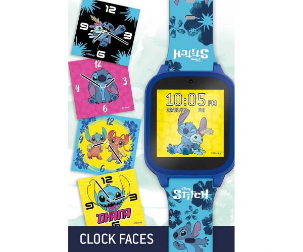 Ceas inteligent cu model Disney Stitch - Lisciani